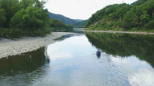 Background image for Canoeing on the Teshio River Part 1