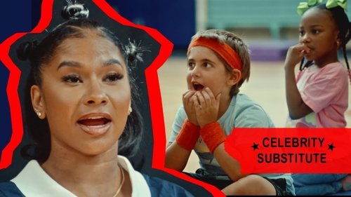Background image for Olympic Gymnast Jordan Chiles Does Backflips with 1st Graders