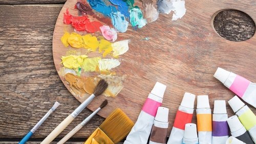 Background image for Modern Painting—Acrylics and Assemblages