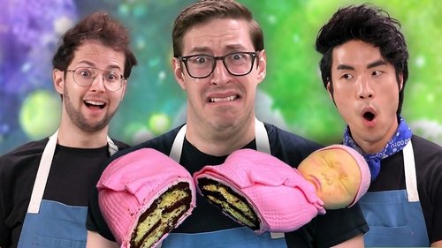 Background image for The Try Guys Make Illusion Cakes Without A Recipe
