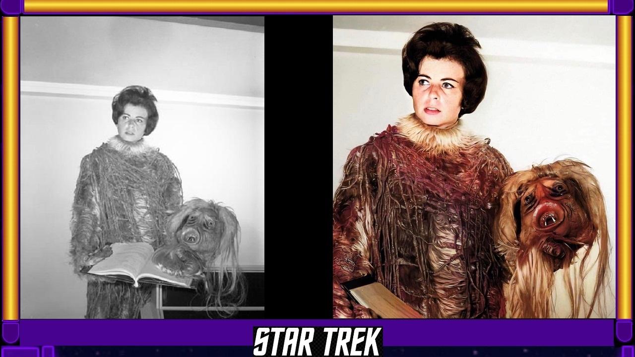 Sandra Gimpel - Stuntwoman/actress Star Trek's first villain twice; M-113 salt vampire and veiny Talosian