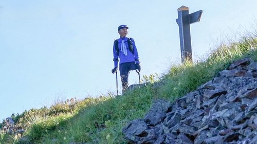 Background image for Conquering Peaks on One Leg