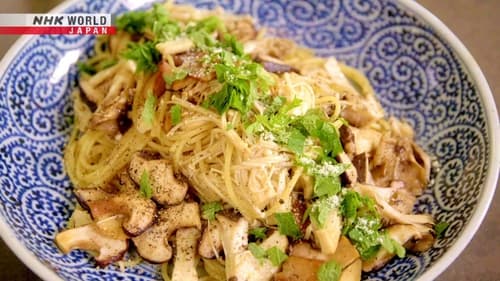 Rika's TOKYO CUISINE: Wasabi and Home-dried Mushroom Pasta