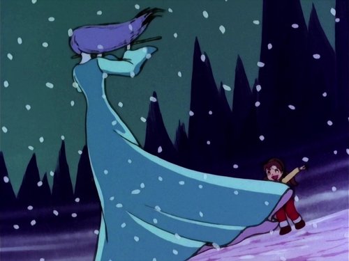 Background image for The Snow Woman Who Escaped from a Picture Book