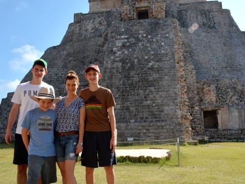 Ancient Yucatán with My Boys