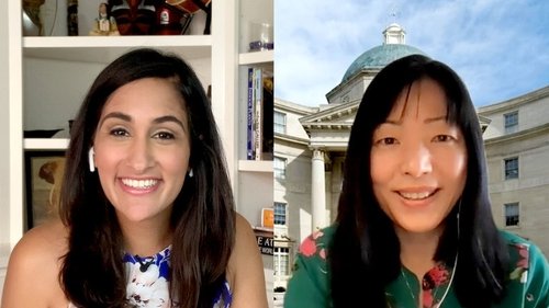 Background image for Vaccinations - The Global Response to COVID-19 a Year On: Akiko Iwasaki / Professor of Immunobiology, Yale University / Howard Hughes Medical Institute