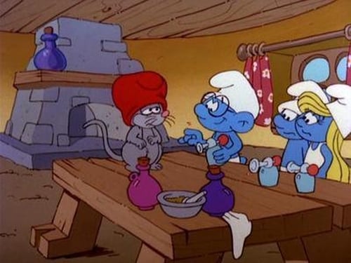 Smurf On Wood