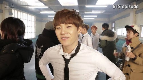 Background image for '상남자(Boy In Luv)' MV shooting Sketch
