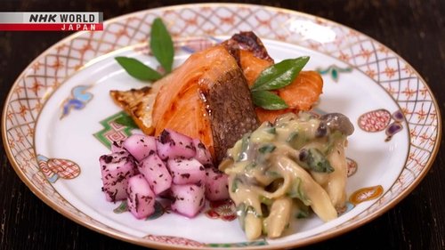 Background image for Authentic Japanese Cooking: Yuan-yaki Salmon with Kinoko Miso