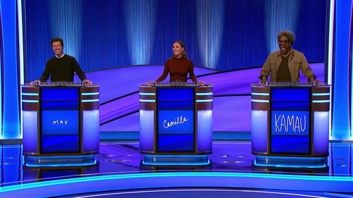Background image for Quarterfinal #1: Max Greenfield, Camilla Luddington, and W. Kamau Bell