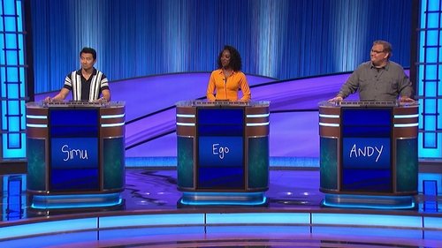 Background image for Quarterfinal #1: Simu Liu, Ego Nwodim and Andy Richter