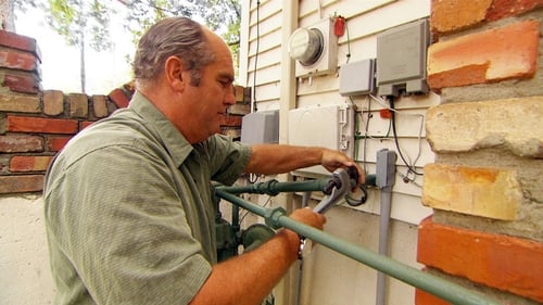 Natural Gas Line Installation; Hanging a Heavy Mirror