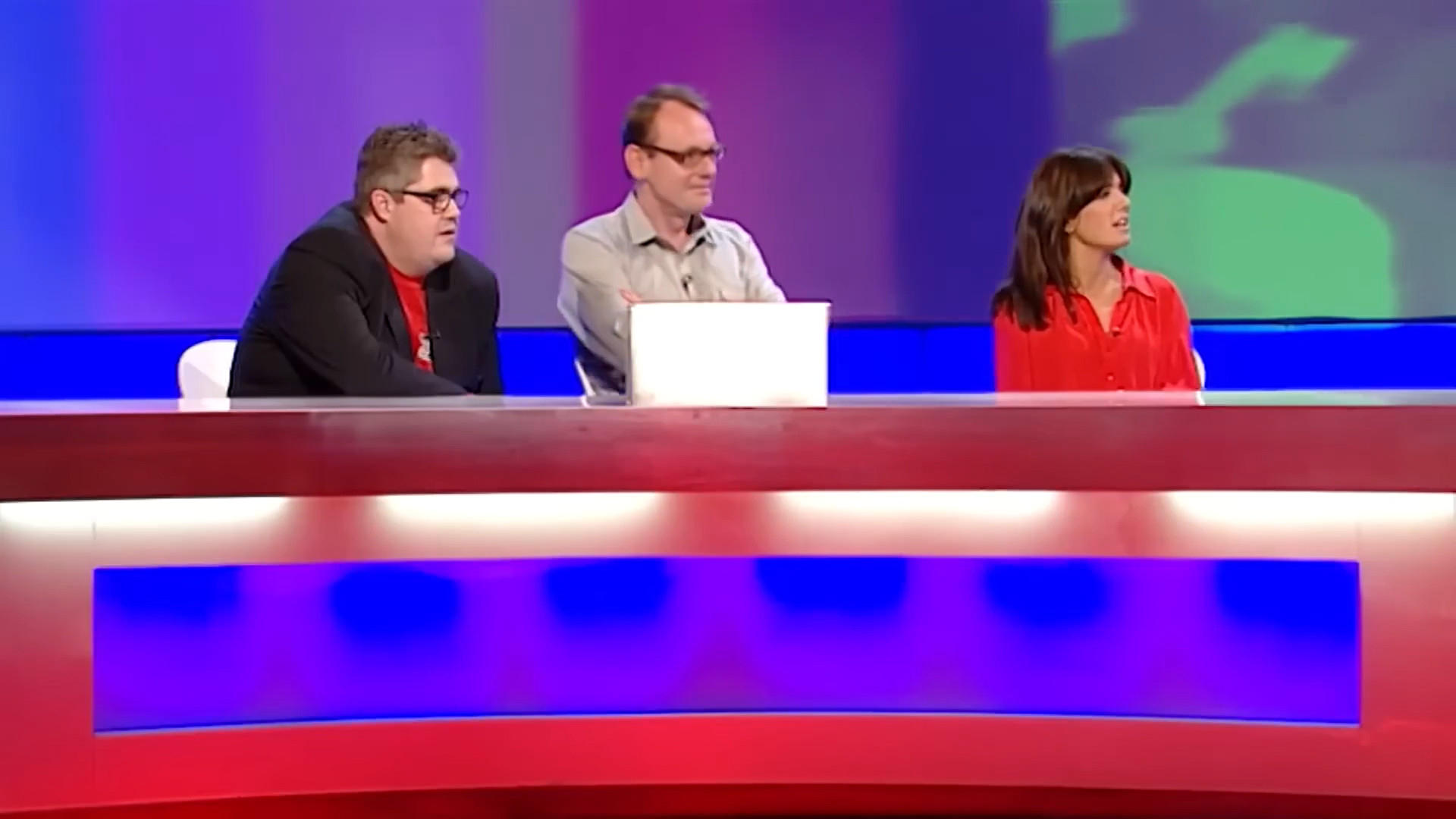 Phill Jupitus, Claudia Winkleman, Gabby Logan, Mark Watson