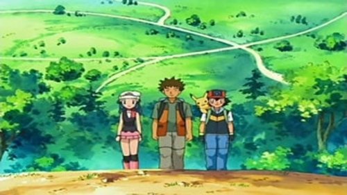Background image for Satoshi and Hikari! Head for a New Adventure!!