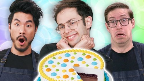 Background image for The Try Guys Make Ice Cream Cake Without A Recipe