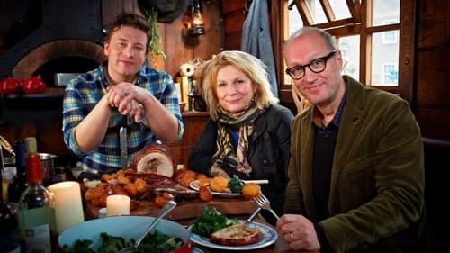 Jennifer Saunders and Dexter Fletcher