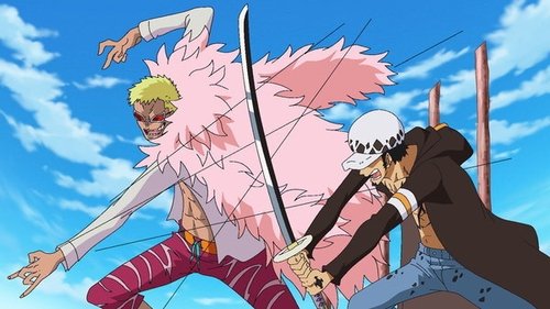Background image for A Showdown Between the Warlords! Law vs. Doflamingo!