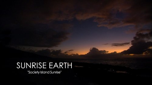 Background image for Society Island Sunrise