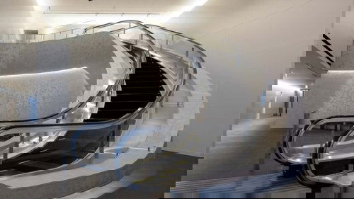 Background image for Curved Escalators
