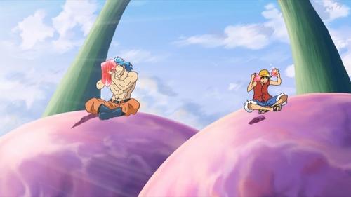 Background image for The Strongest Tag-Team! Luffy and Toriko's Hard Struggle!