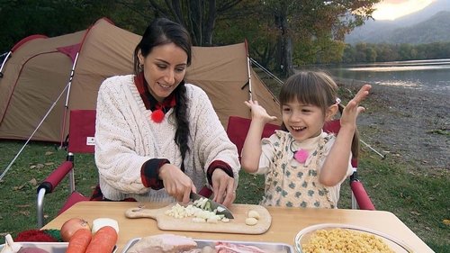 Background image for Camping at Lake Kussharo in Beautiful Autumn