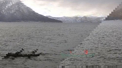 Background image for Harsh Winter in Lake Shikotsu