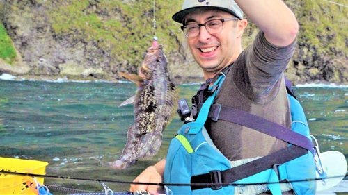 Background image for Kayak Fishing on Shakotan Blue Waters