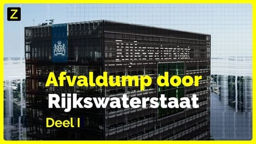 De afvaldump door Rijkswaterstaat