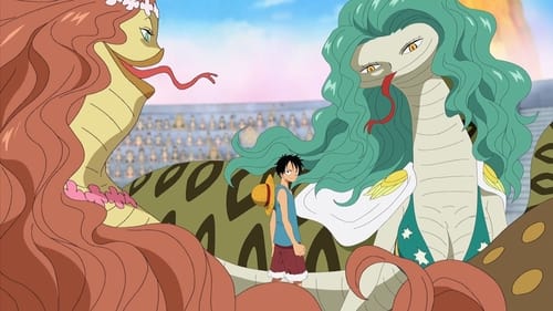 A Difficult Fight for Luffy! The Snake Sisters' Haki Power!!