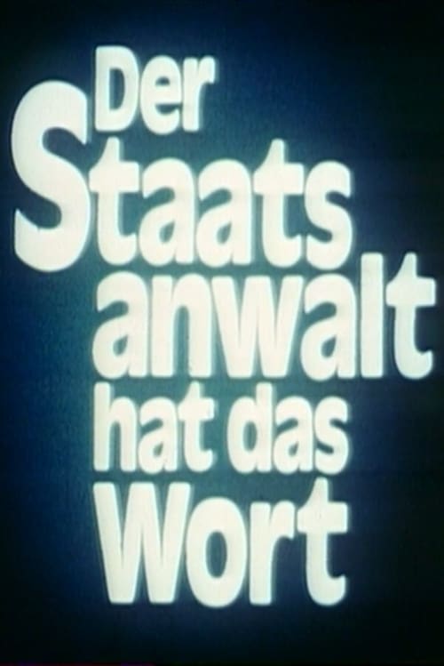 Show cover for Der Staatsanwalt hat das Wort