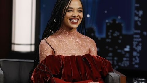 Background image for Tessa Thompson, Mark Rober & MrBeast, Lainey Wilson