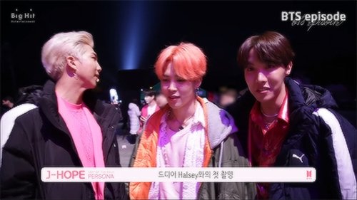 Background image for BTS (방탄소년단) '작은 것들을 위한 시 (Boy With Luv) feat. Halsey' MV Shooting Sketch