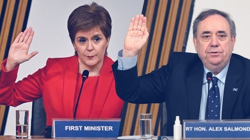 Background image for Salmond v Sturgeon