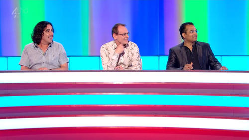 Micky Flanagan, Krishnan Guru-Murthy, Tess Daly, Hari Kondabolu