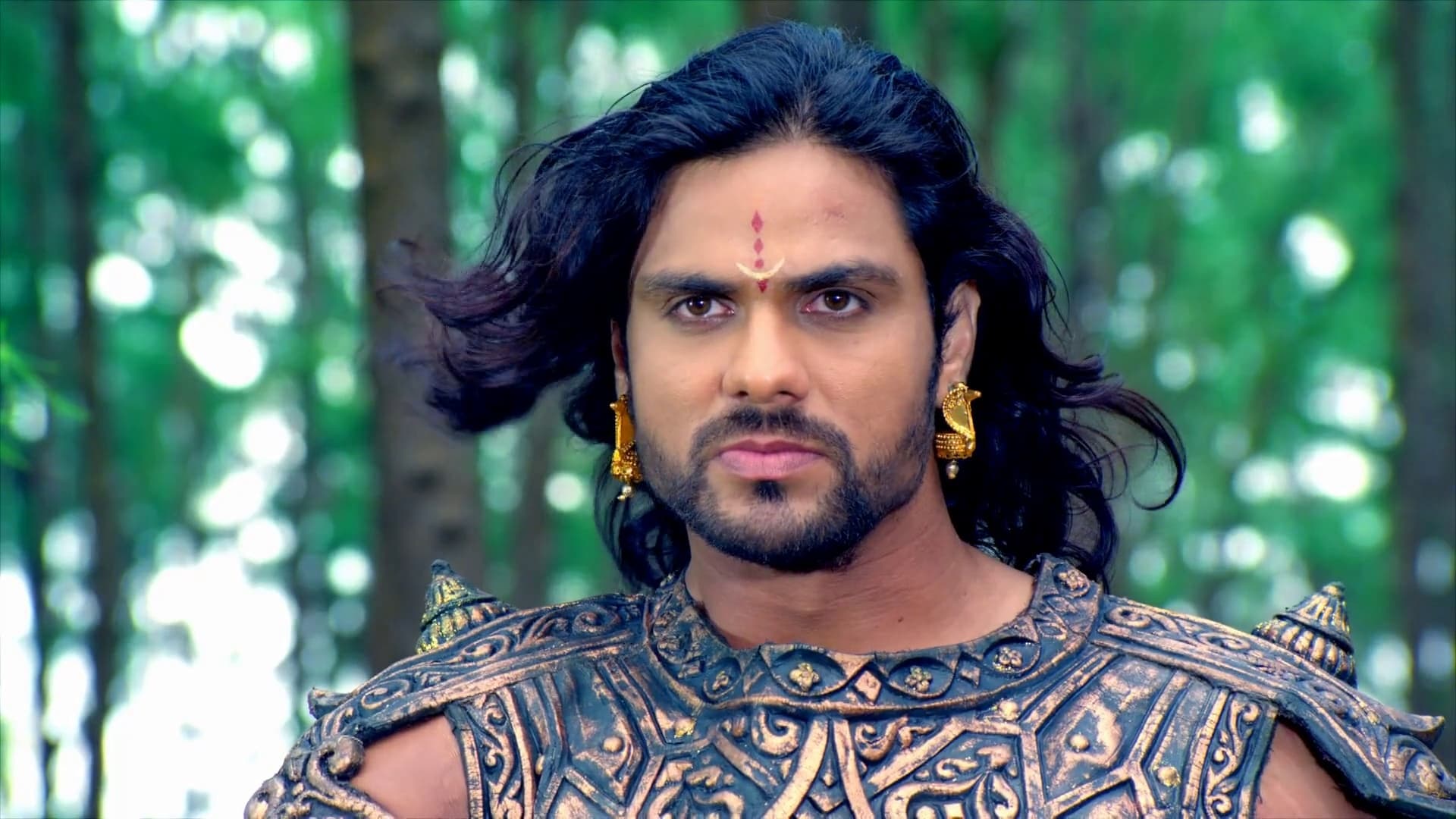 Duryodhan threatens Dhritarashtra