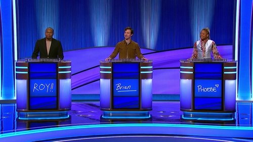 Background image for Quarterfinal #4: Roy Wood Jr., Brian Jordan Alvarez, and Phoebe Robinson
