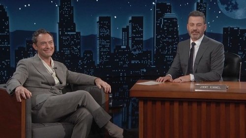 Background image for Tue, Dec 03, 2024 (Jude Law, Kyle Mooney, Denzel Curry)