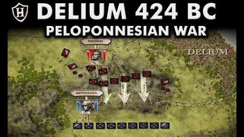 Background image for Battle of Delium, 424 BC ⚔️ Athens takes on Sparta ⚔️ Peloponnesian War