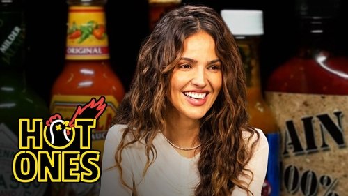 Background image for Eiza González Cries on Command While Eating Spicy Wings
