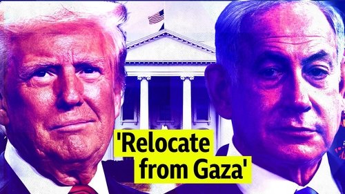 Background image for Trump: ‘Relocate from Gaza’
