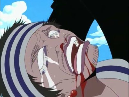 I Won't Die! Fierce Battle, Luffy vs. Krieg!