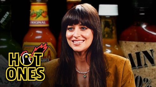 Background image for Dakota Johnson Is Not Okay While Eating Spicy Wings