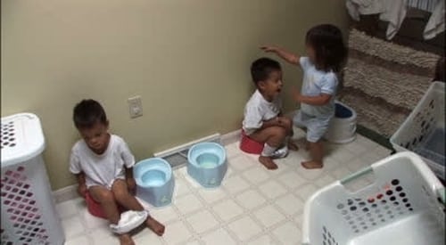 Potty Training the Boys