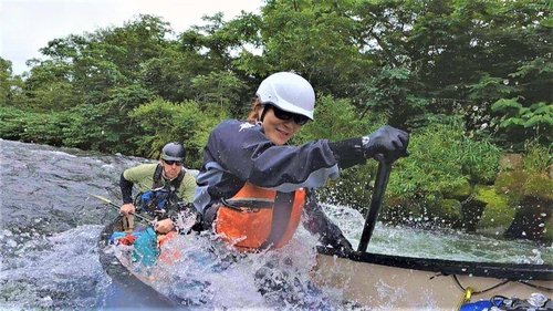 Background image for Canoeing on the Crystal Clear Shiribetsu River