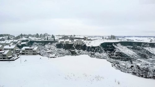 Background image for The quick clay landslide in Gjerdrum