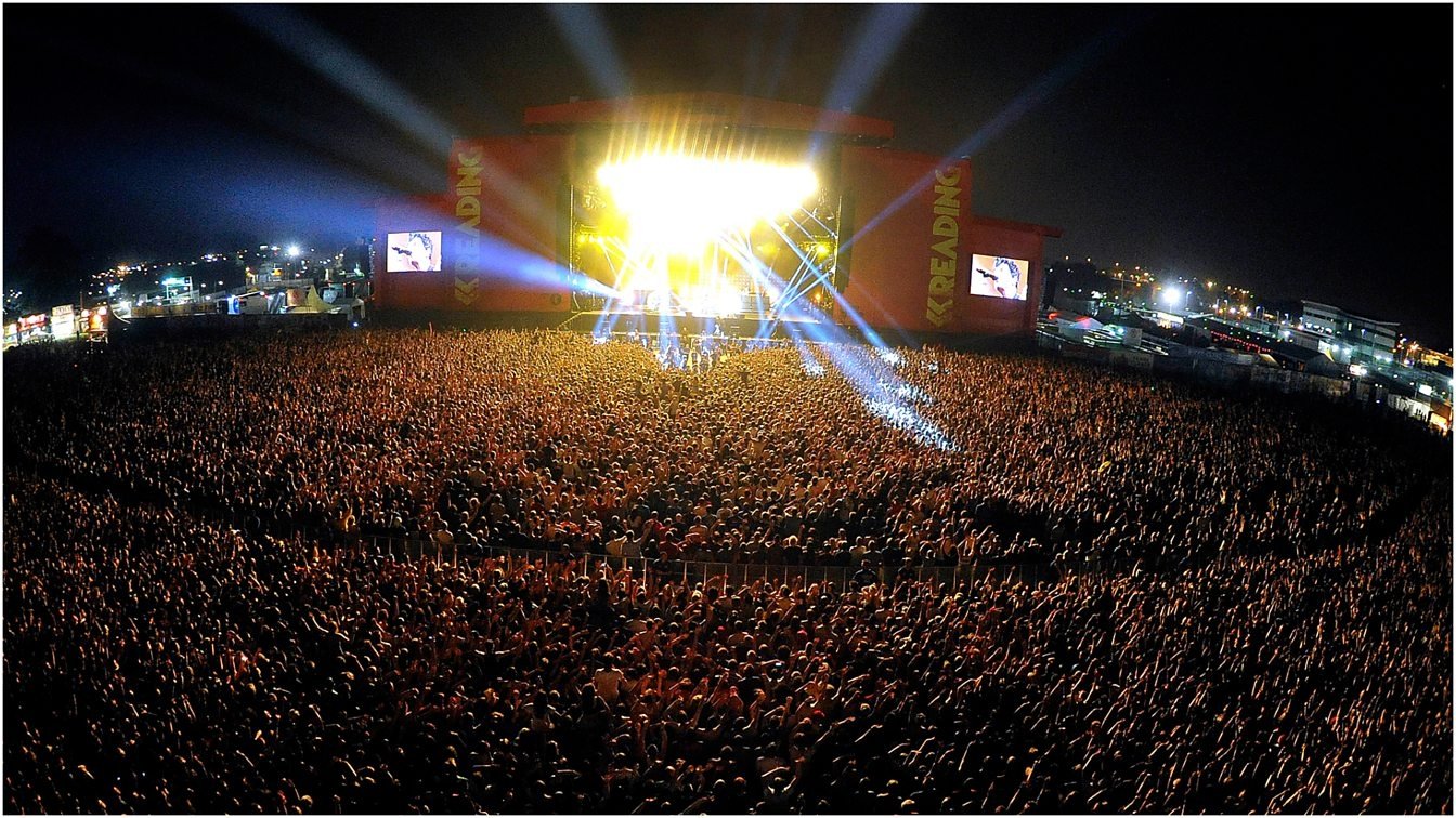 Radio 1 at Reading and Leeds Festival backdrop