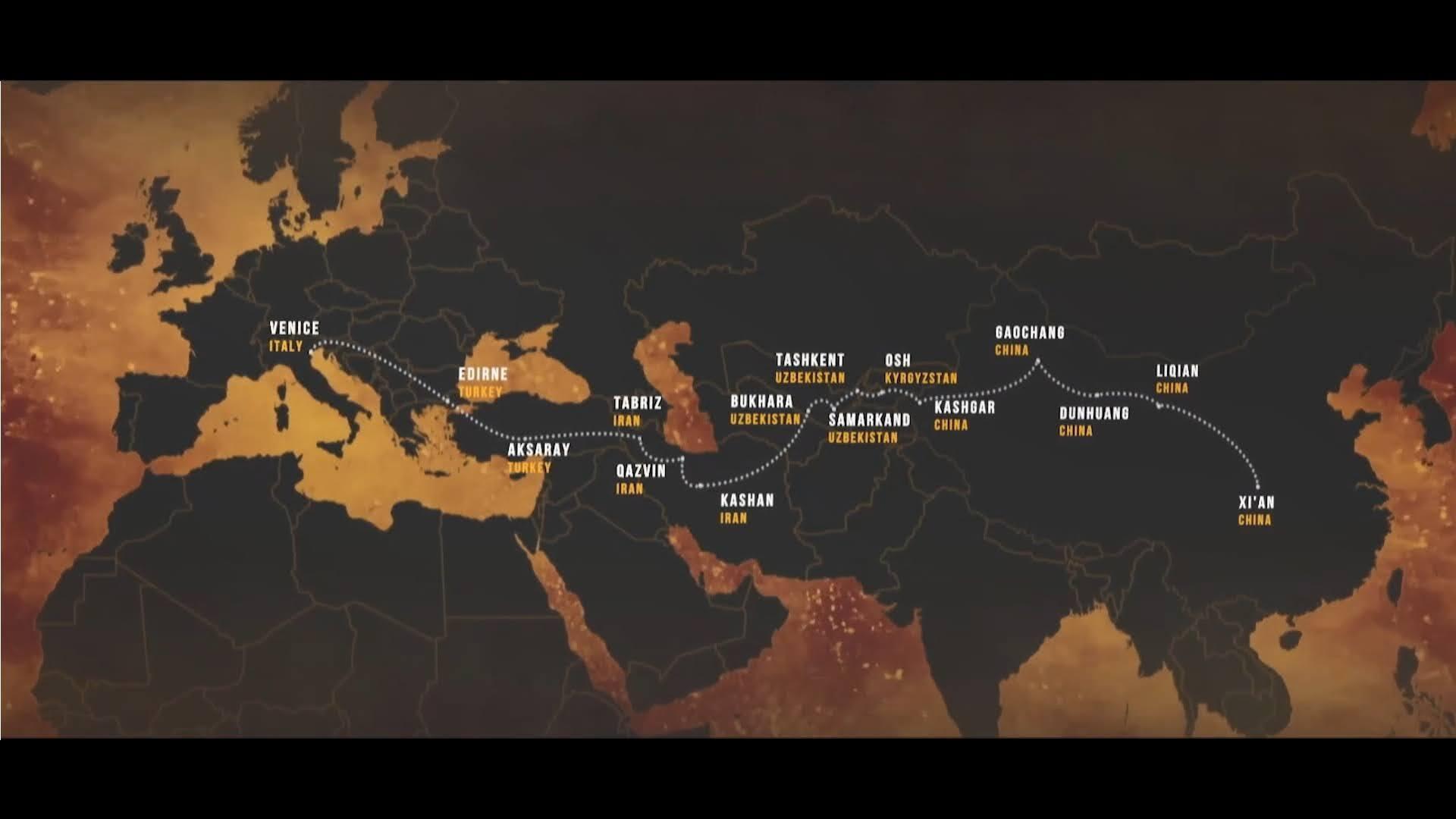 The Silk Road backdrop