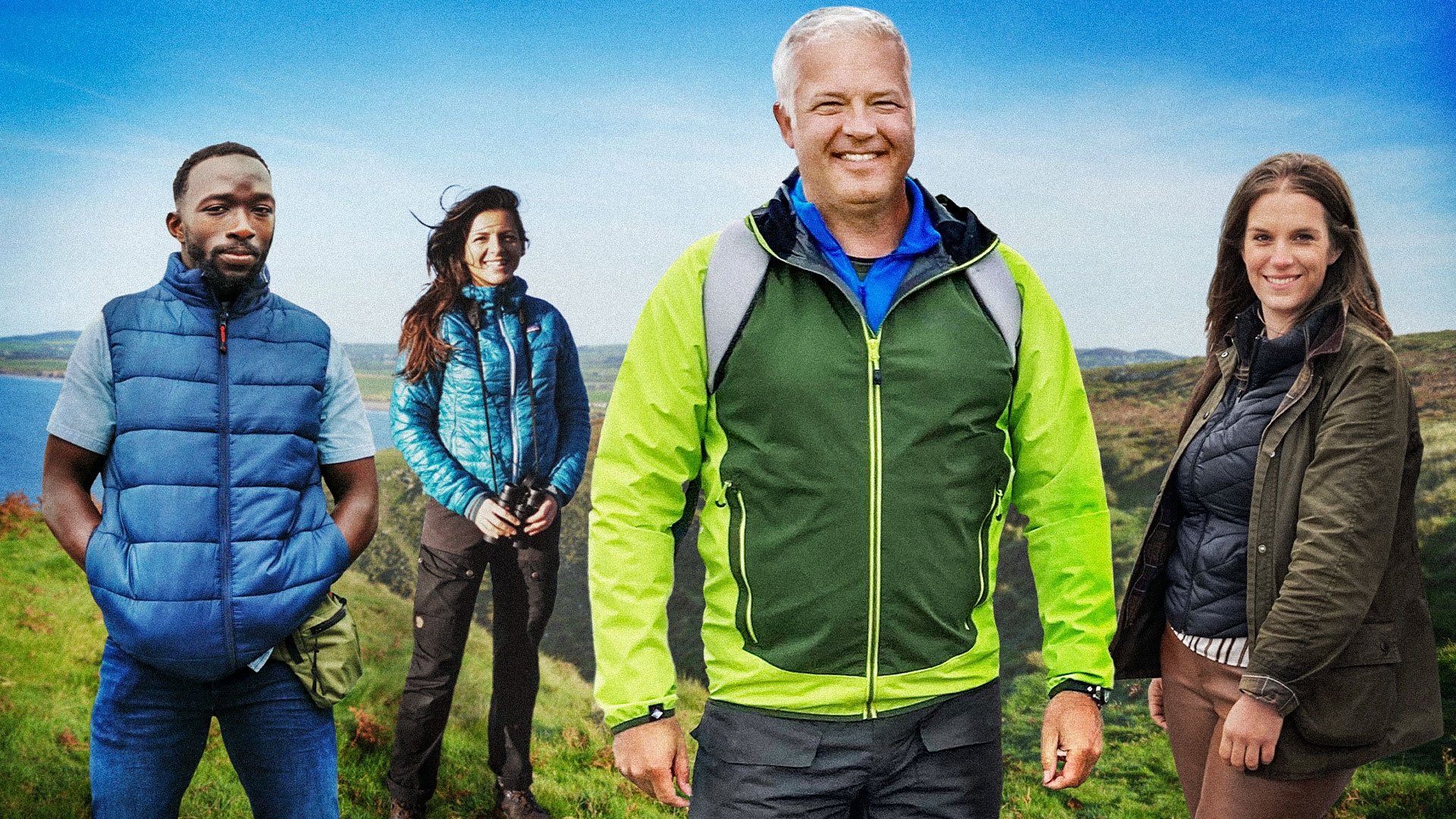 Weatherman Walking backdrop