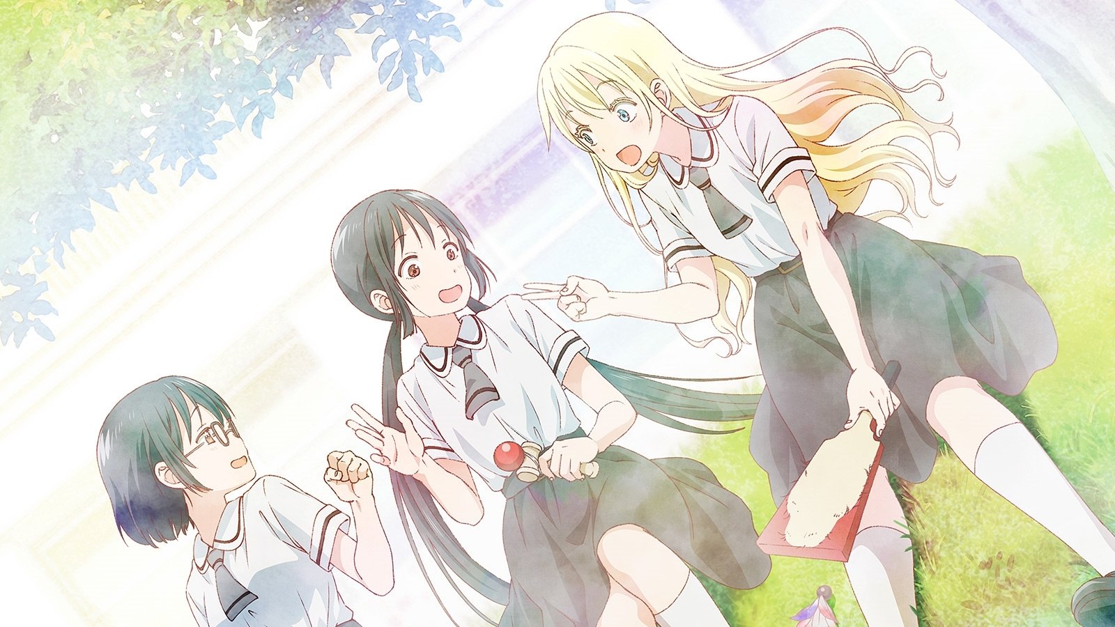 Asobi Asobase - workshop of fun - backdrop