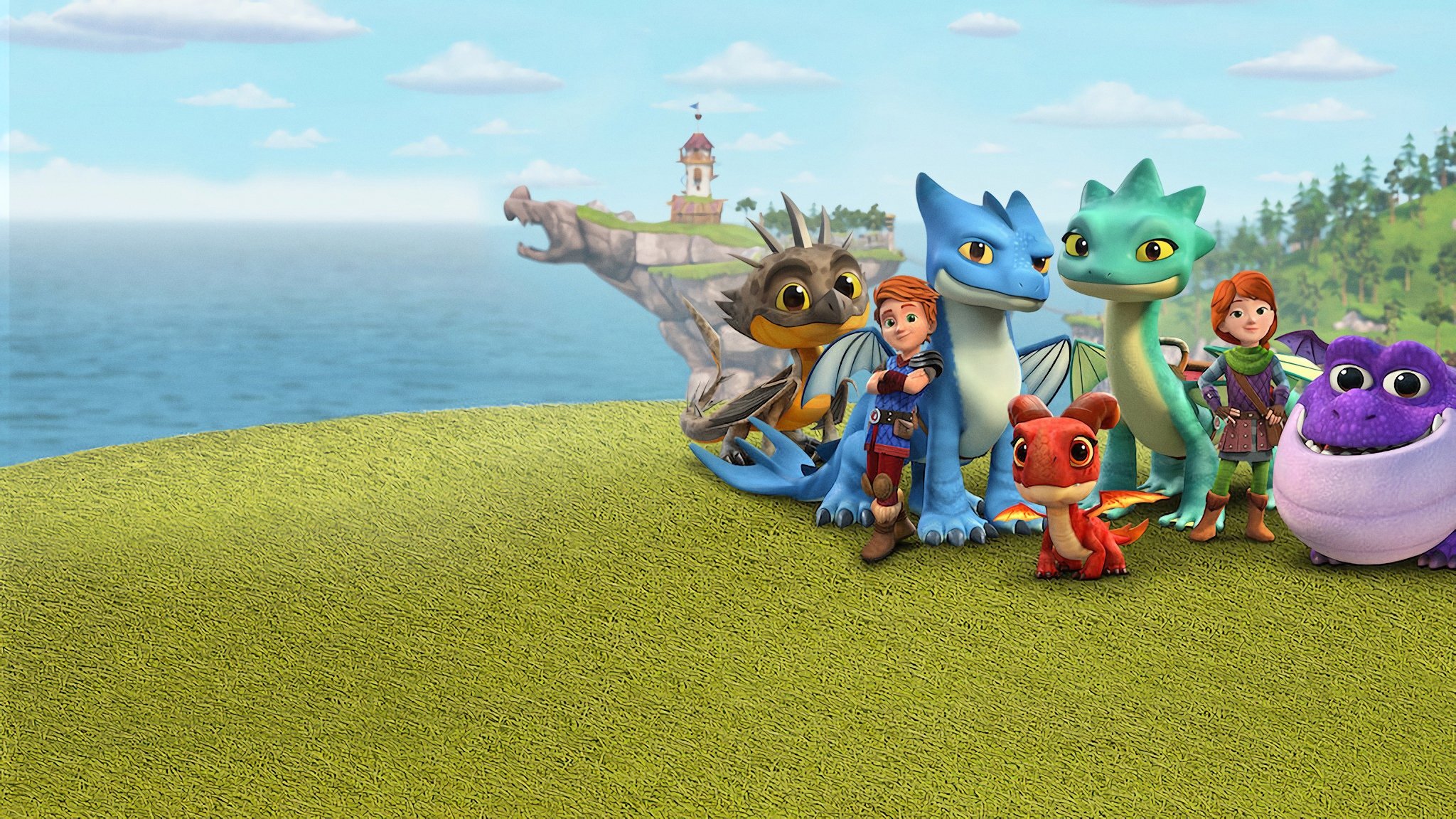 Dragons: Rescue Riders backdrop